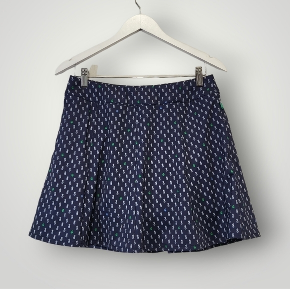 Rlx Ralph Lauren Skort‎ Womens S Pineapple Print Activewear A-Line Skater Flare - Picture 4 of 12
